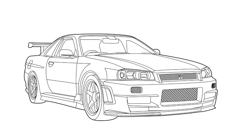 GTR R34: O Supercarro que Desafia os Limites
