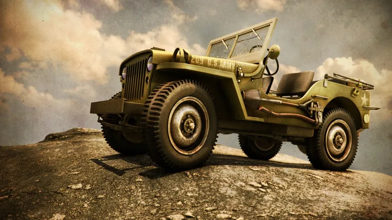 O Jeep Willys: Um ícone inigualável.