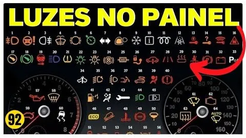 Guia Definitivo das Luzes do Painel do Carro